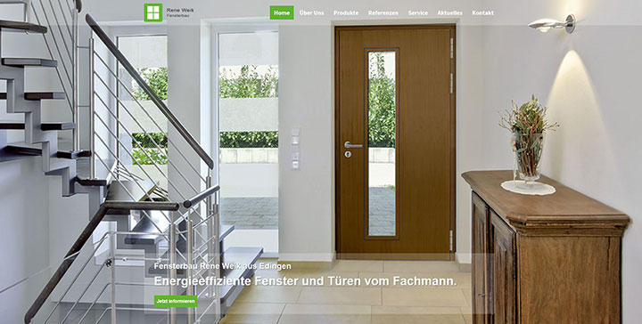 KNEER-SÜDFENSTER Premium-Homepagevorlage Nr. 10
